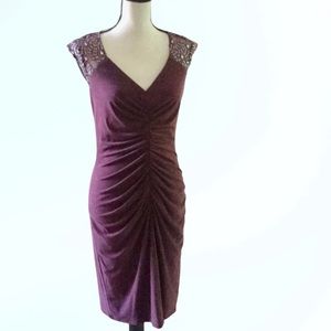 Sequin Shoulders Special Occasion Dress